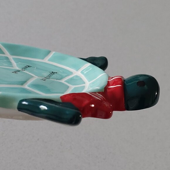 NEW Holiday Ceramic Coastal Turtle Spoon Rest - Picture 8 of 9